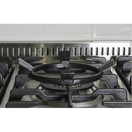 Lofra - Dolce vita gasspis 90 cm, Krom/ mässing, 2 ugnar