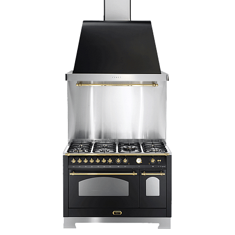 Lofra -  Gasspis Dolce Vita 120 cm (2 ugnar) (Svart/Mässing)