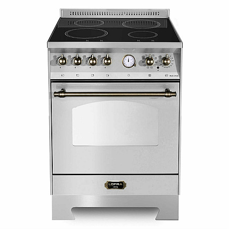 Lofra -  Induktionsspis Dolce Vita 60 cm 1 Ugn, Rostfri/Brons