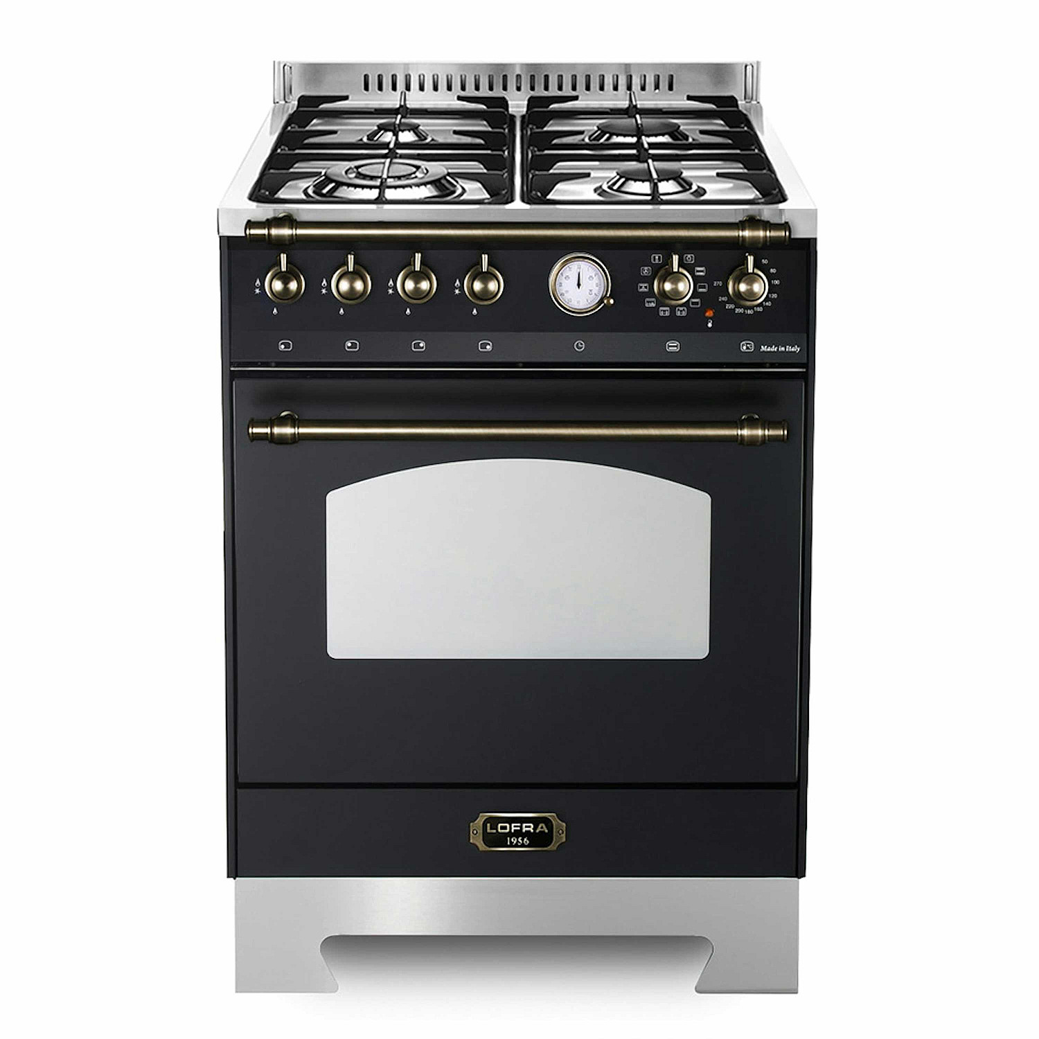 Lofra gasspis  gasspis dolce vita 60 cm 1 ugn, svart/brons