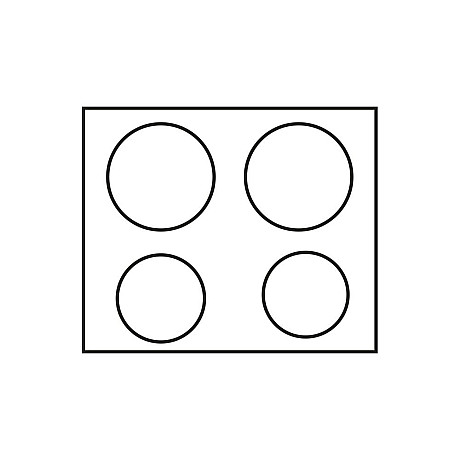 Lofra -  Induktionsspis Dolce Vita 70 cm 2 Ugnar,Rostfri/brons