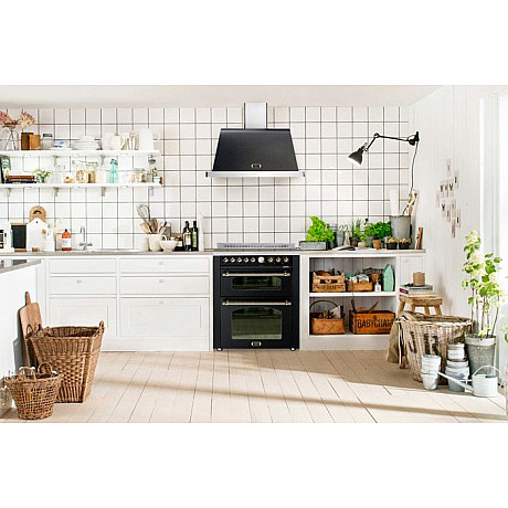 Lofra -  Gasspis Dolce Vita 70 cm 2 Ugnar, Svart/Brons