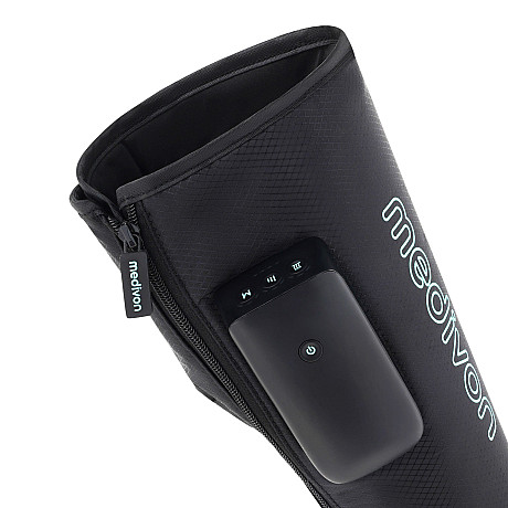 Medivon - FlowGo Duo kompressions massage med värme & batteridrift
