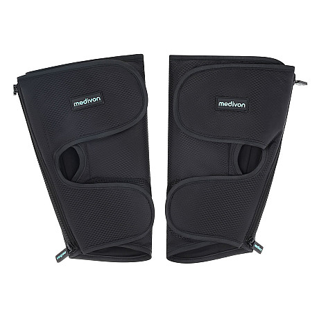 Medivon - FlowGo Duo kompressions massage med värme & batteridrift