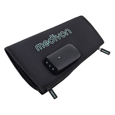 Medivon - FlowGo Duo kompressions massage med värme & batteridrift