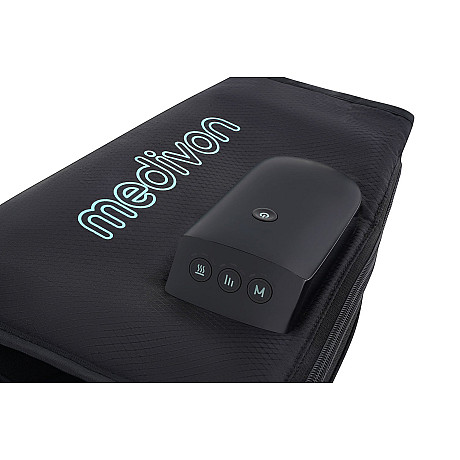 Medivon - FlowGo Duo kompressions massage med värme & batteridrift