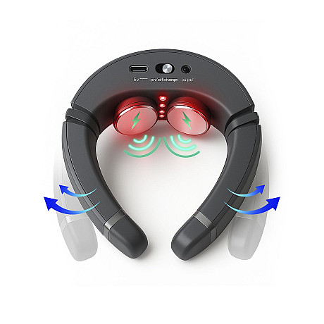 Medivon - Smart EMS nack massageapparat med värme & fjärrkontroll