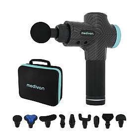 Medivon - Gun Active X massage pistol med tio huvuden