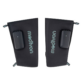 Medivon - FlowGo Duo kompressions massage med värme & batteridrift