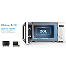 Midea - AG20CF2EBK - Svart, 20L - 5 effektlägen & upptining