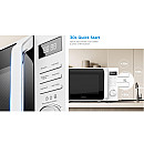 Midea - AG20CF2EBK - Svart, 20L - 5 effektlägen & upptining