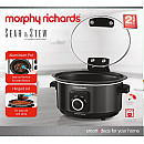 Morphy Richards - Slowcooker Sear And Stew 3,5L Fällbart Lock