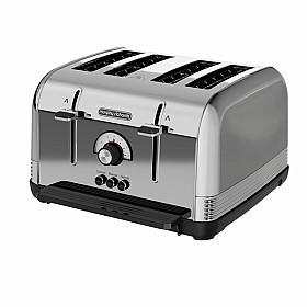 Morphy Richards - Brödrost Venture Retro 4 Skivor Polerad