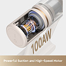 Mova - S1 Detect, sladdlös, 100 AW, upp till 40 min, LED belysning