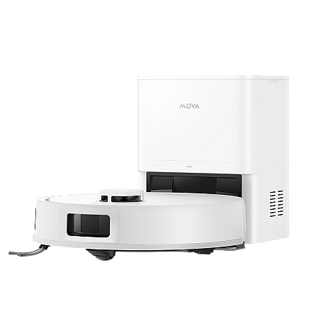 Mova - E20s Pro Plus, 13000 Pa, mopp, självtömning, 3D hinderundvikning