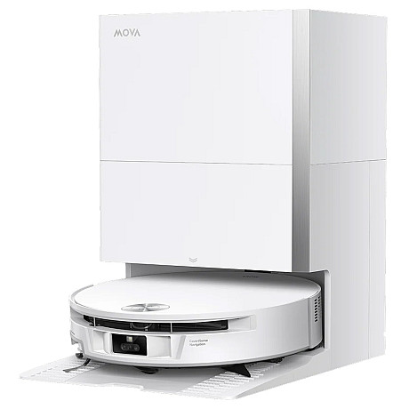 Mova - S70 Pro Roller, 30000 Pa, rullmopp, 100 °C mopptvätt, 9 cm hög, vit