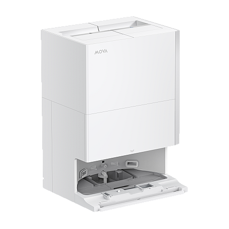 Mova - S70 Roller, 28000 Pa, rullmopp, 80 °C mopptvätt, 9 cm hög, vit