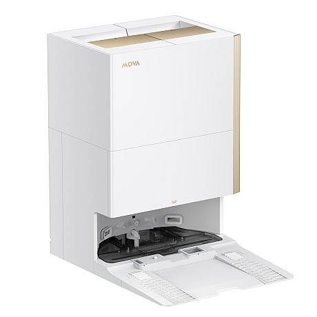 Mova - S70 Ultra Roller, 32000 Pa, rullmopp, 100 °C mopptvätt, 9 cm hög, vit