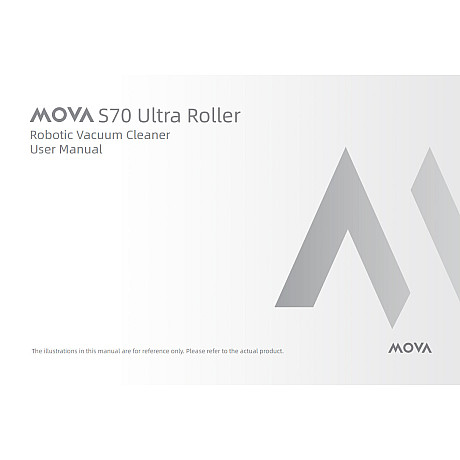 Mova - S70 Ultra Roller, 32000 Pa, rullmopp, 100 °C mopptvätt, 9 cm hög, vit