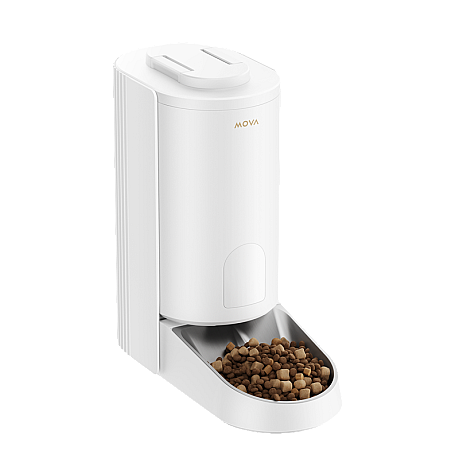 Mova - PF10 Pro, för torrfoder, appstyrd portionering, batteribackup, Vit