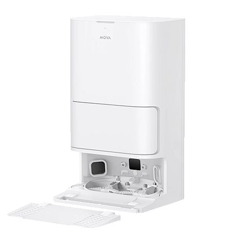 Mova - E40 Ultra, 19000 Pa, mopp, trasselfri sidoborste, varmluftstorkning