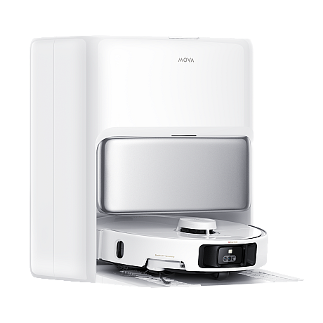 Mova - P50 Pro Ultra, 19000 Pa, mopp, automatisk dammtömning, vit