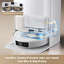Mova - V50 Ultra Complete, 24000 Pa, varm moppning, HEPA filter, vit