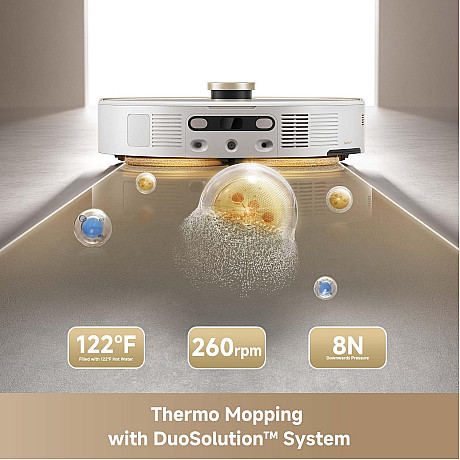 Mova - V50 Ultra Complete, 24000 Pa, varm moppning, HEPA filter, vit