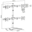 Multibrackets - M Basic Quad svart