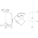 Multibrackets - M Universal 900-1600 takfäste