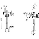 Multibrackets - M VESA Officeline Dual B2B svart