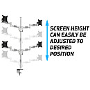 Multibrackets - M VESA Officeline Quad svart