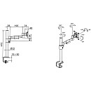 Multibrackets - M VESA Officeline Single I svart