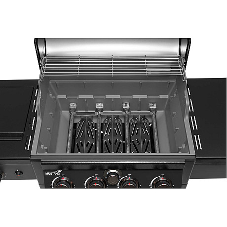 Mustang - Gasolgrill Charleston 4+1 Svart
