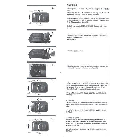 Mustang - Caravan and marine BBQ - portabel grill