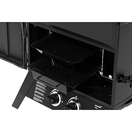 Mustang - Gas smoker Teno - Extra kraftfull gasolrökare med 6 galler