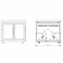 Myoutdoorkitchen - Fristående Kylskåp classic line stainless 304SS Myoutdoorkitchen - Fristående Kylskåp classic line stainless 304SS