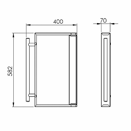 Myoutdoorkitchen -  Sidobord classic line stainless 304SS för utekök