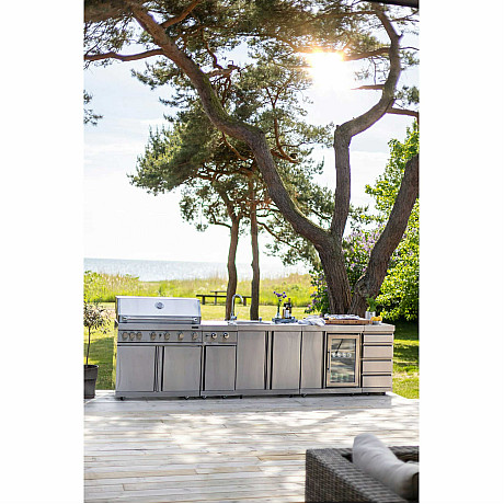 Myoutdoorkitchen -  Fristående Kylskåp classic line stainless 304SS