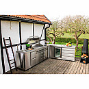 Myoutdoorkitchen - Hörnmodul classic line stainless 304SS 90° för utekök Myoutdoorkitchen - Hörnmodul classic line stainless 304SS 90° för utekök