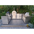 Myoutdoorkitchen - Vedeldad Pizzaugn classic line stainless modul