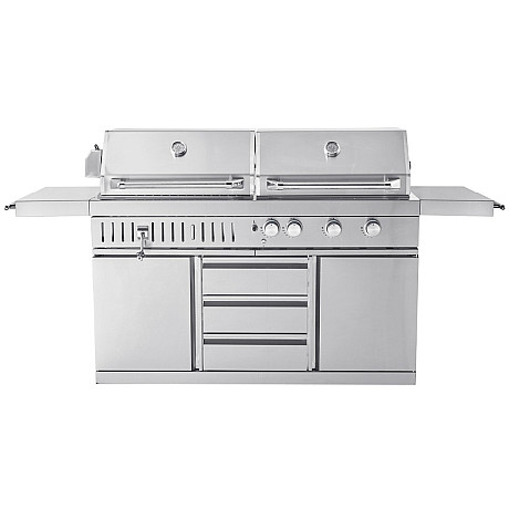 Myoutdoorkitchen - Stainless Collection - Fristående Gasol- och Kolgrill