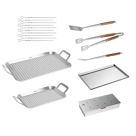 Myoutdoorkitchen - Stainless Collection - Fristående Gasol- och Kolgrill