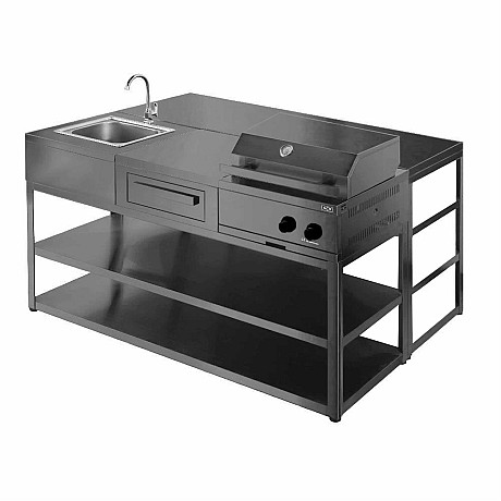 Myoutdoorkitchen -  Barmodul nordic line 180 cm