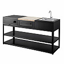 Myoutdoorkitchen -  Basmodul nordic line 180 cm för 3 moduler