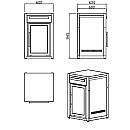 Myoutdoorkitchen -  Fristående Kylskåp nordic line