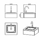 Myoutdoorkitchen - Integrerbar Vaskmodul nordic line Myoutdoorkitchen - Integrerbar Vaskmodul nordic line