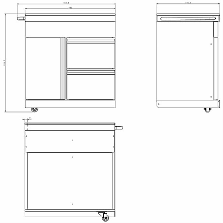 Myoutdoorkitchen -  Utekök Pure Plus Svart