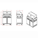 Myoutdoorkitchen - Kolgrill stainless collection