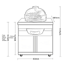 Myoutdoorkitchen - Modul med kamado